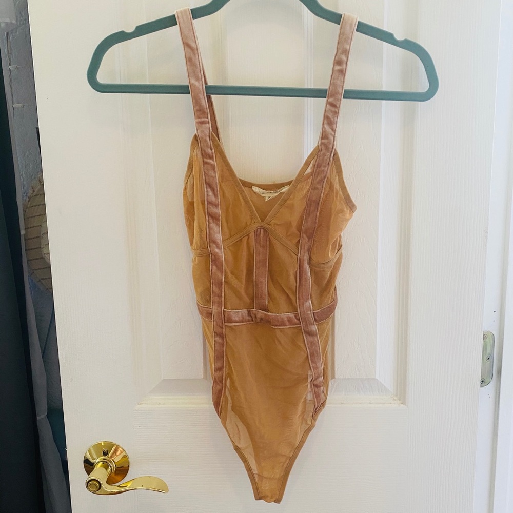 L.A. Hearts: Nude Mesh Bodysuit